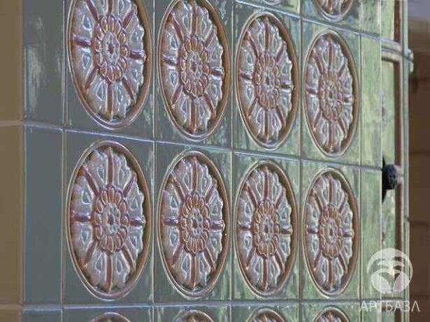 Керамическая расписная плитка для фасадов домов